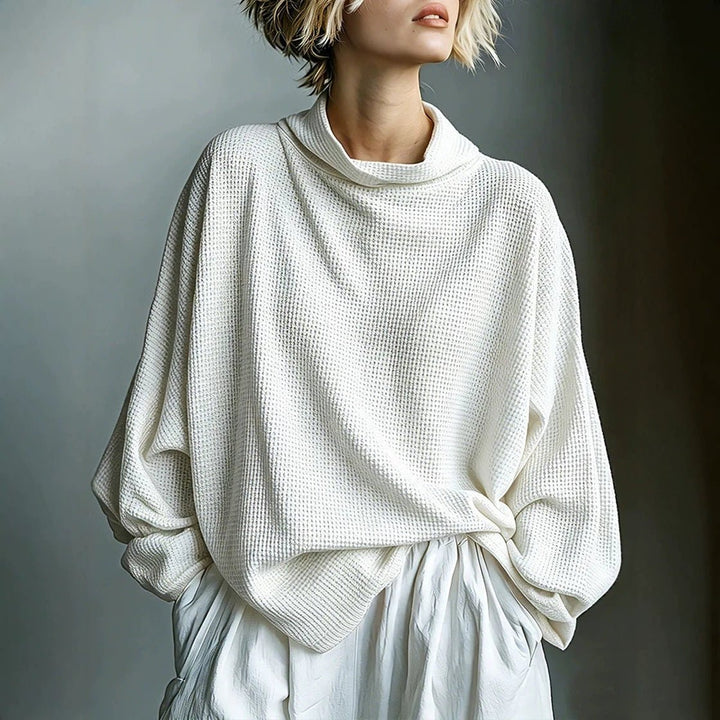 Aella - Maglia oversize con collo alto lavorato