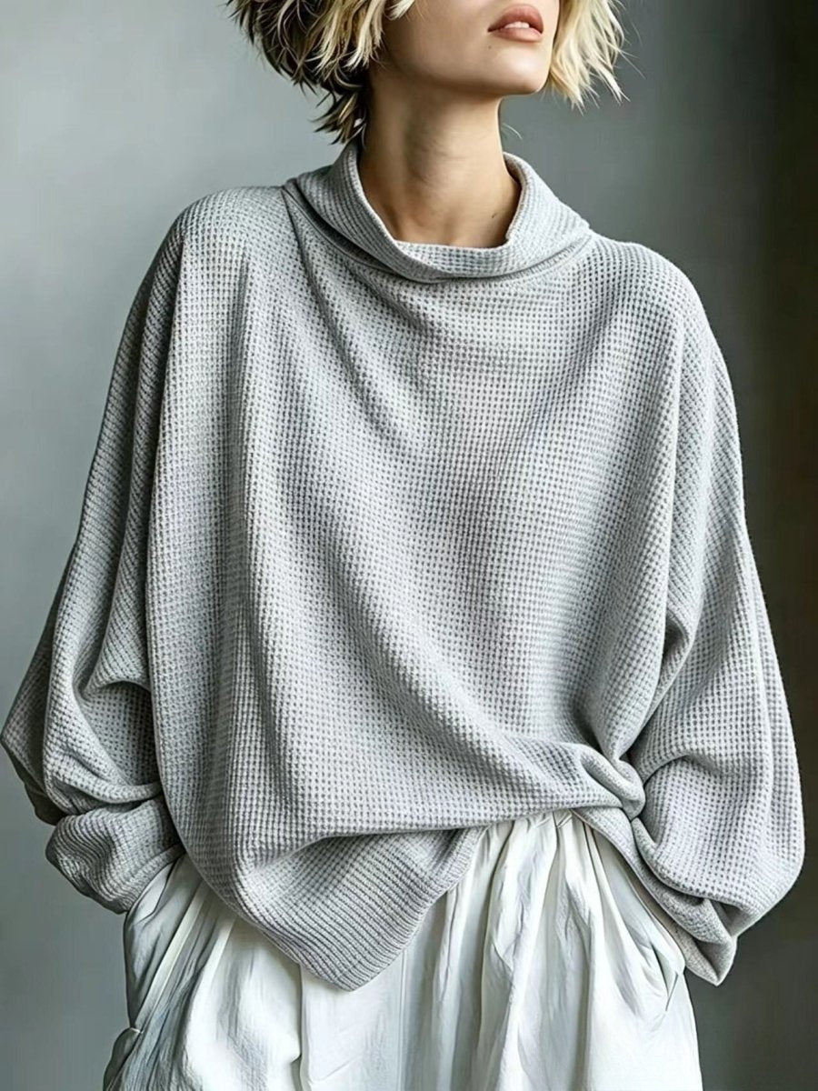 Aella - Maglia oversize con collo alto lavorato