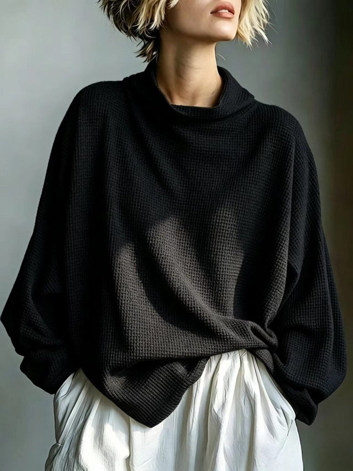 Aella - Maglia oversize con collo alto lavorato