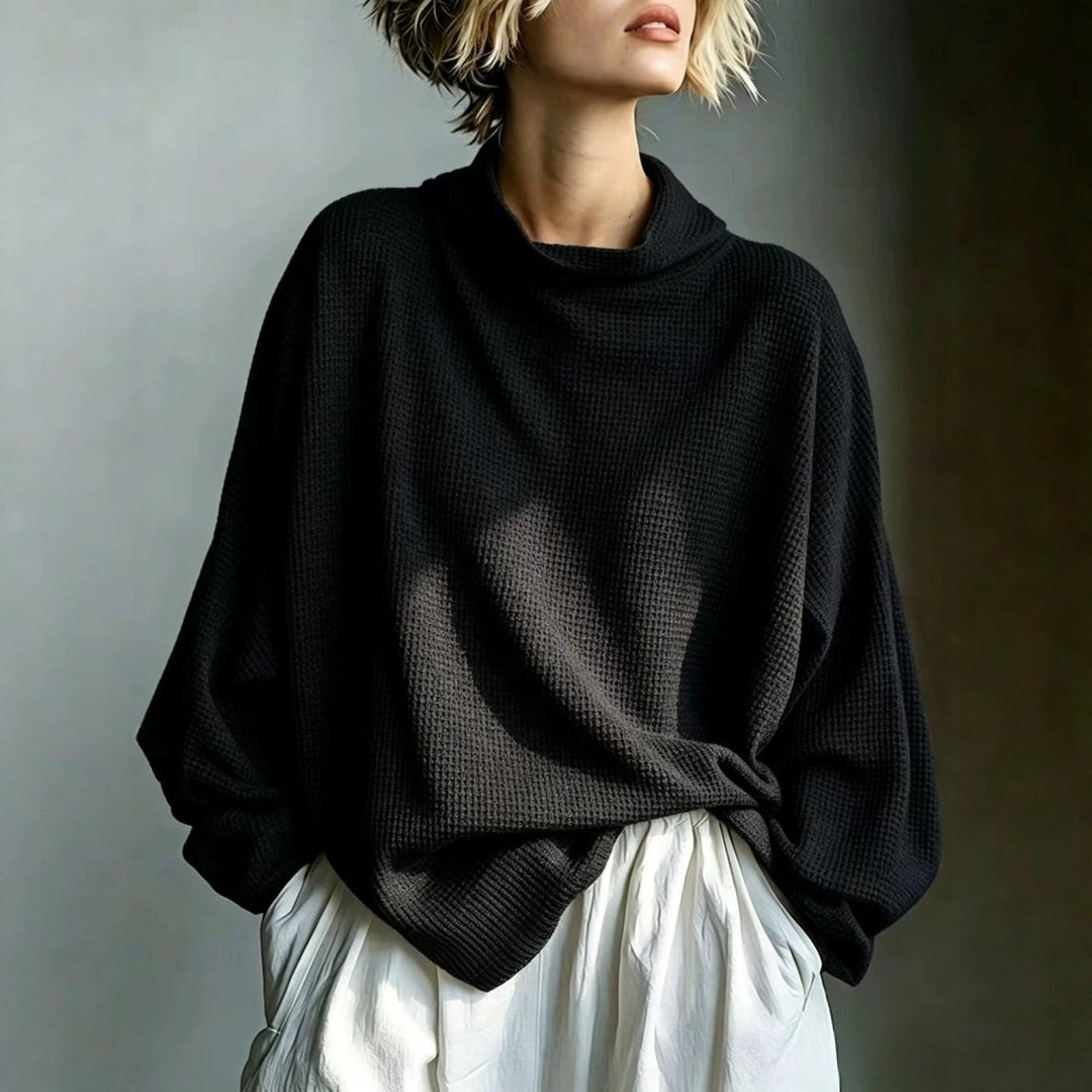 Aella - Maglia oversize con collo alto lavorato