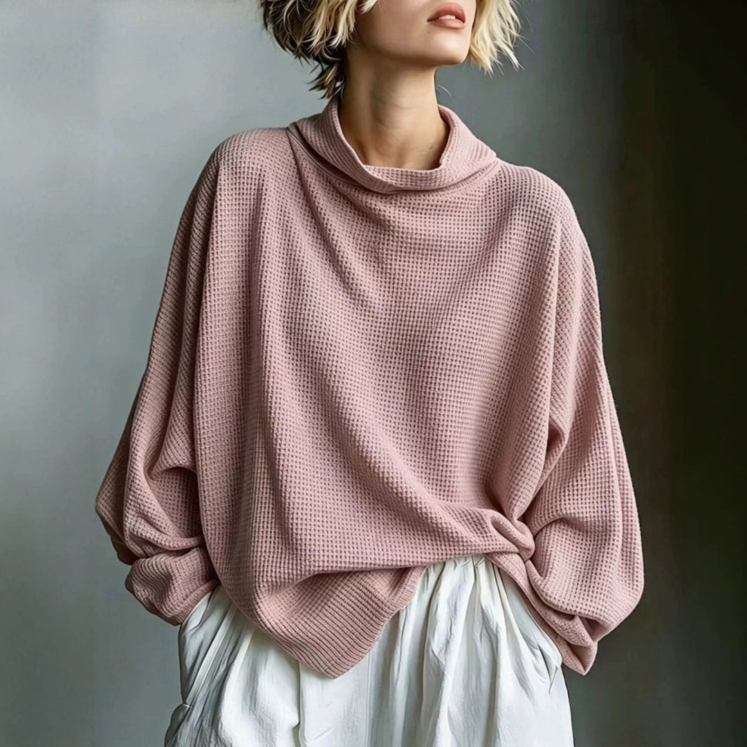 Aella - Maglia oversize con collo alto lavorato