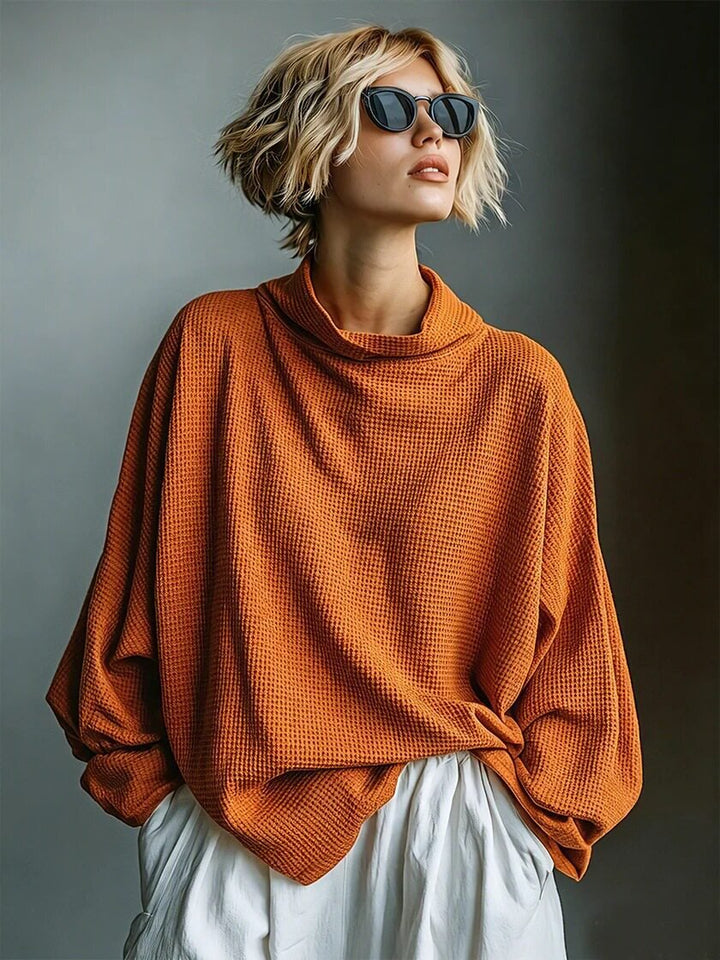 Aella - Maglia oversize con collo alto lavorato