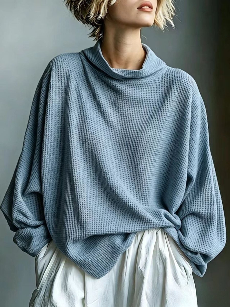 Aella - Maglia oversize con collo alto lavorato