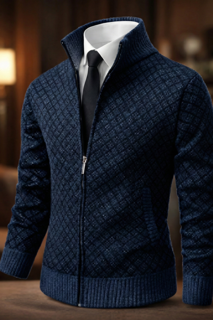 Zarellon - Maglione con zip casual ed elegante