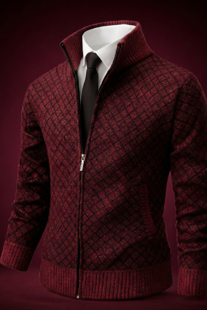 Zarellon - Maglione con zip casual ed elegante