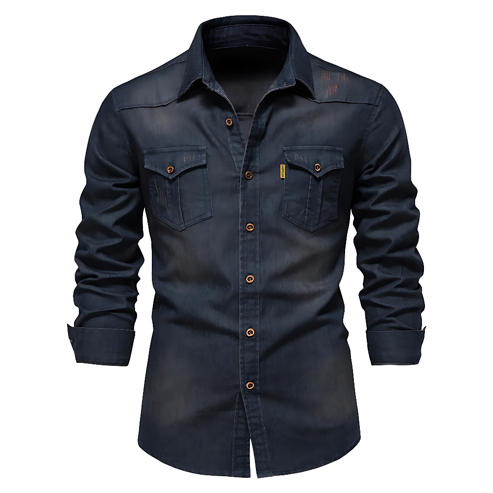 Carven - Camicia di Jeans Casual e Stile