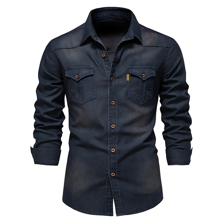 Carven - Camicia di Jeans Casual e Stile