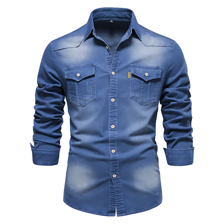 Carven - Camicia di Jeans Casual e Stile