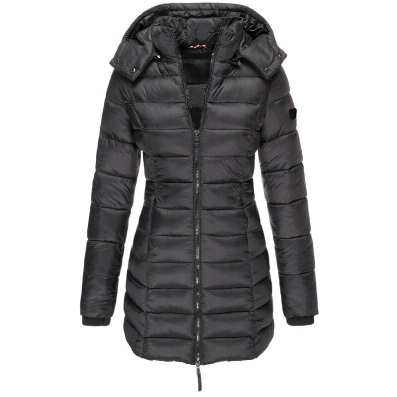 Libby - Cappotto imbottito con cappuccio