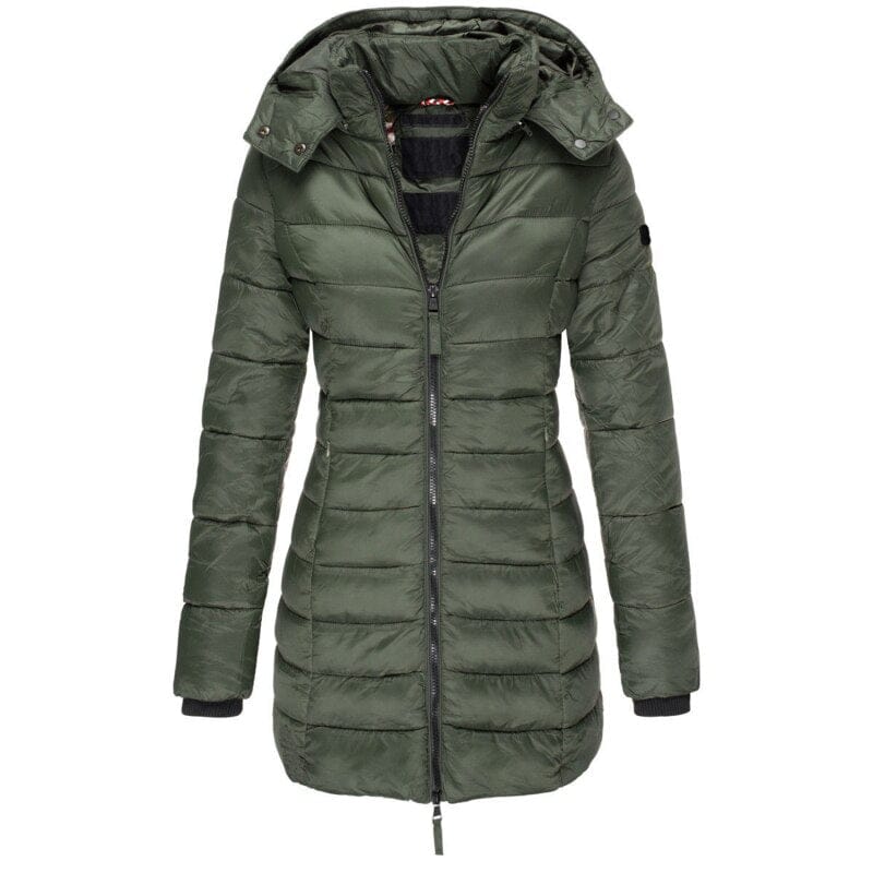 Libby - Cappotto imbottito con cappuccio