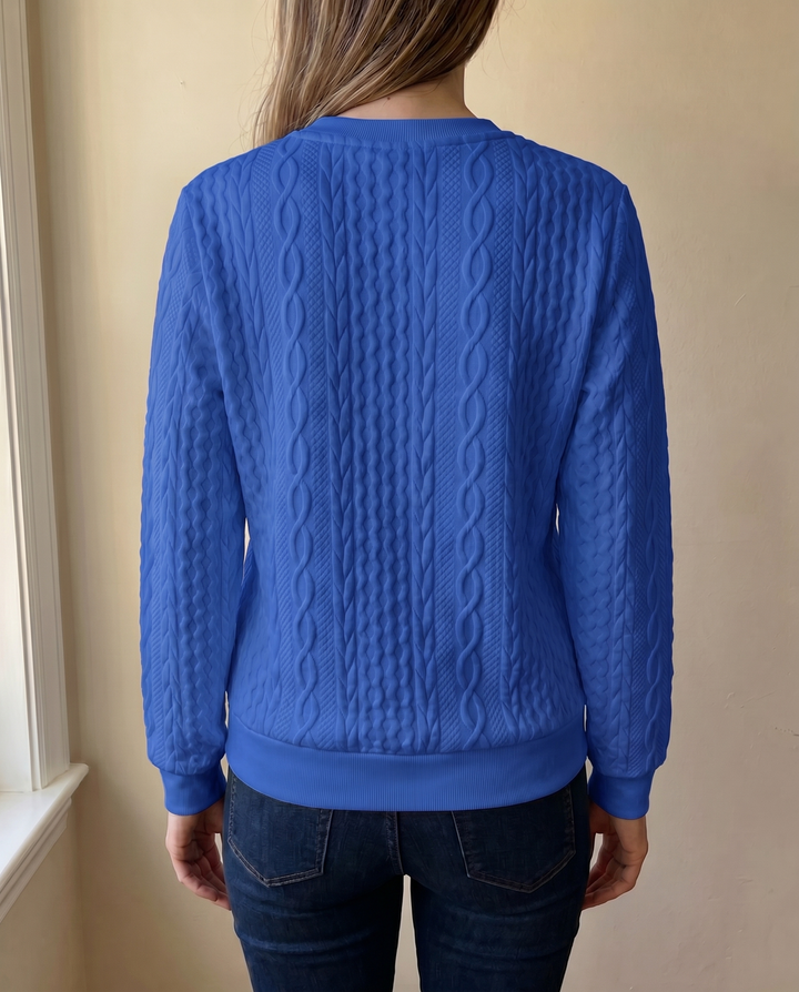 Darla - Maglione testurizzato con zip